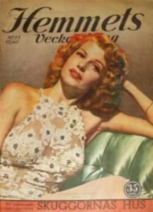 HEMMETS VECKOTIDNING magazine side cover Issue 25 15 July 1949