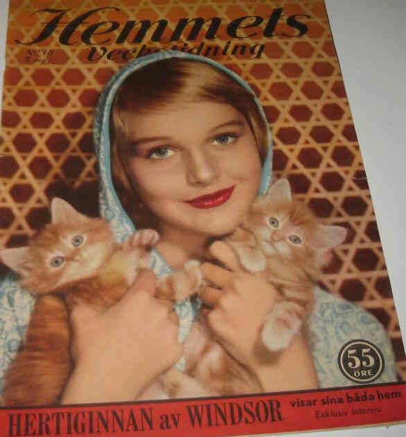 HEMMETS VECKOTIDNING magazine side cover Issue 18 3 May 1957