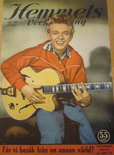 HEMMETS VECKOTIDNING magazine side cover Issue 21 25 May 1958