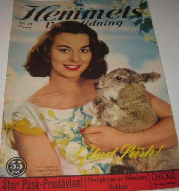 HEMMETS VECKOTIDNING magazine side cover Issue 13 31 March 1959
