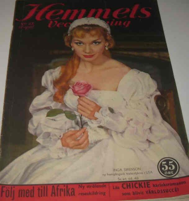 HEMMETS VECKOTIDNING magazine side cover Issue 15 17 April 1959