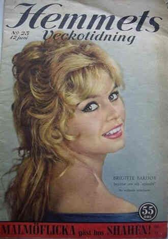 HEMMETS VECKOTIDNING magazine side cover Issue 23 12 June 1959