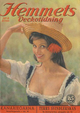 HEMMETS VECKOTIDNING magazine side cover Issue 8 23 February 1962