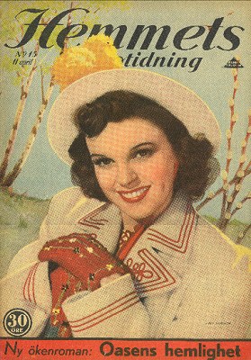 HEMMETS VECKOTIDNING magazine side cover Issue 15 11 April 1941