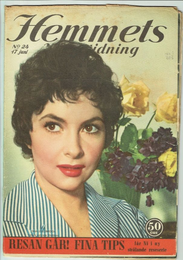 HEMMETS VECKOTIDNING magazine side cover Issue 24 17 June 1955