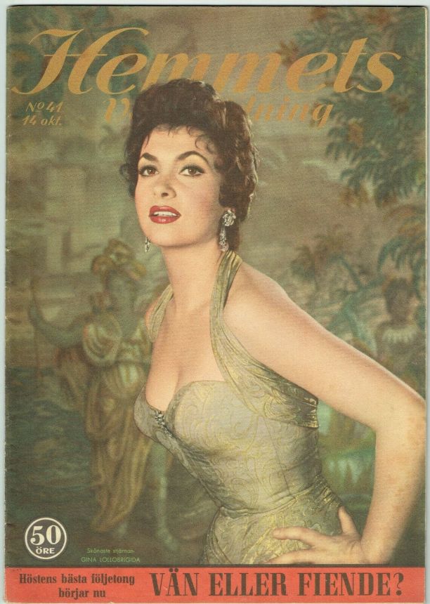 HEMMETS VECKOTIDNING magazine side cover Issue 41 14 October 1955