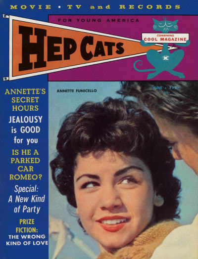 HEP CATS magazine side cover June 1957