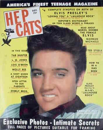 HEP CATS magazine side cover December 1957
