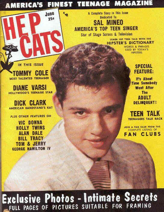 HEP CATS magazine side cover June 1958