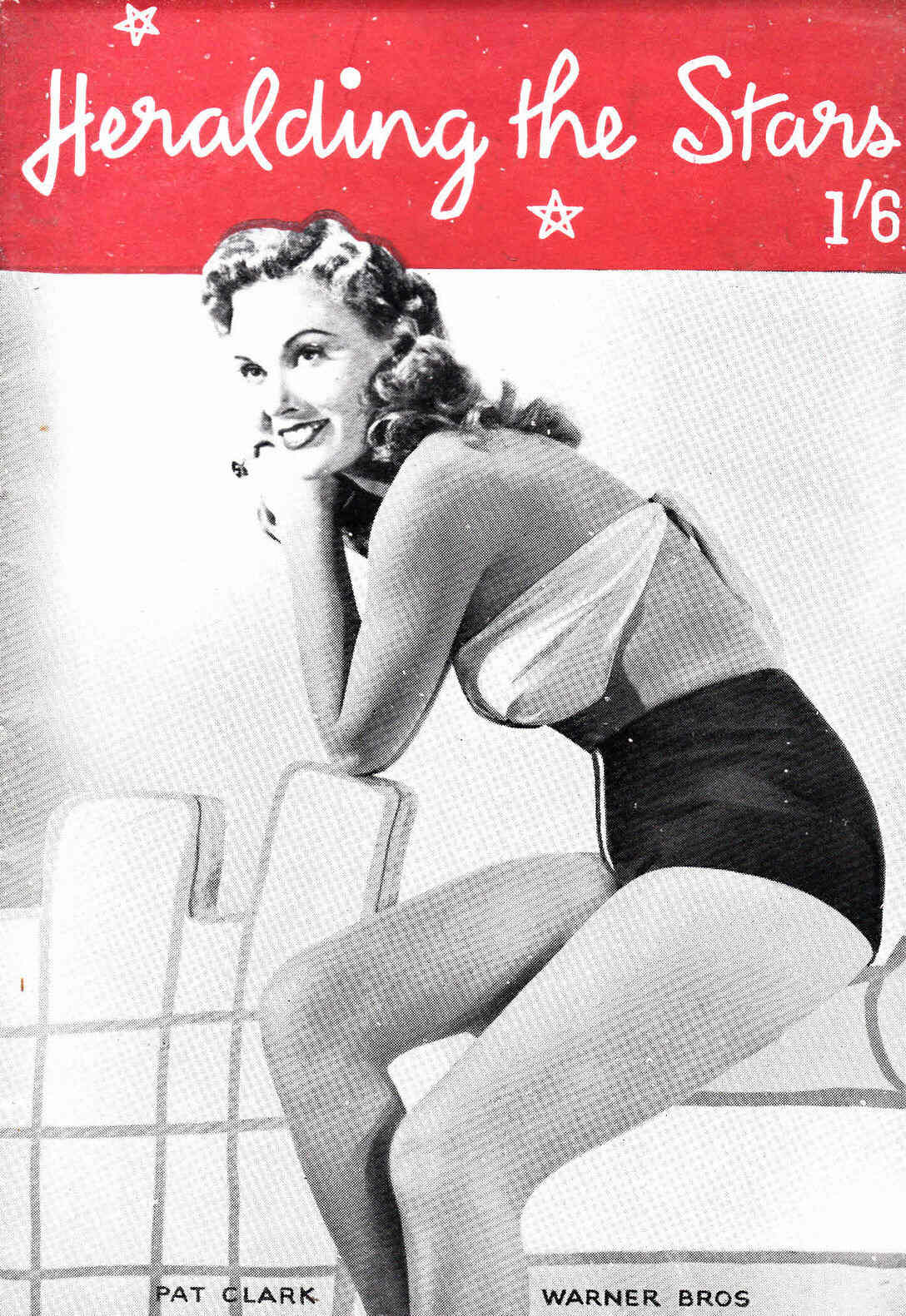 HERALDING THE STARS magazine side cover  Late 40's  