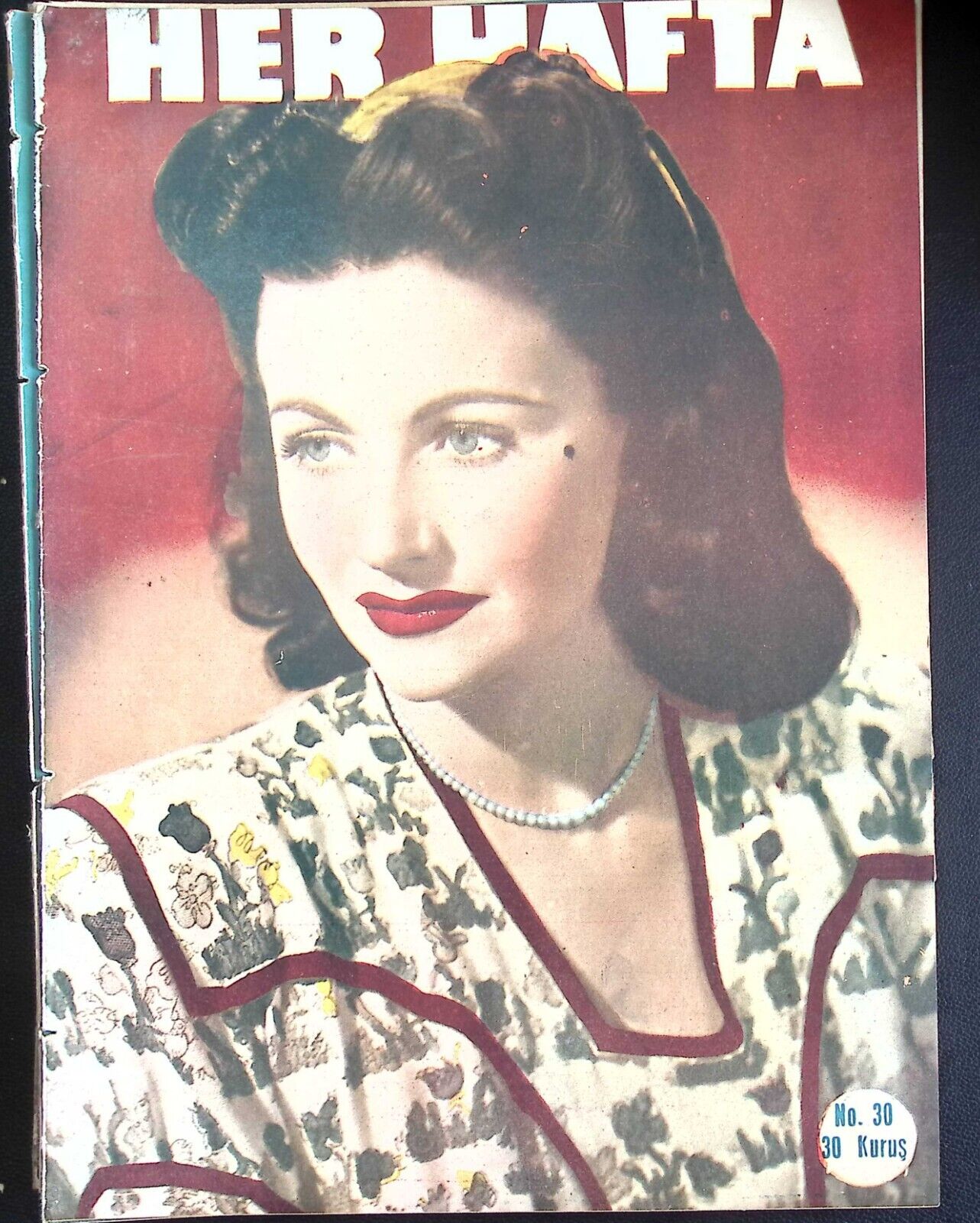 HER HAFTA magazine side cover Issue 30   1948
