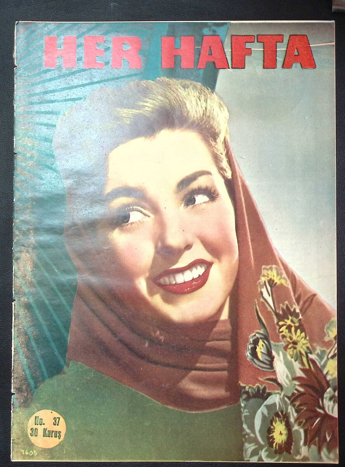 HER HAFTA magazine side cover Issue 37   1948