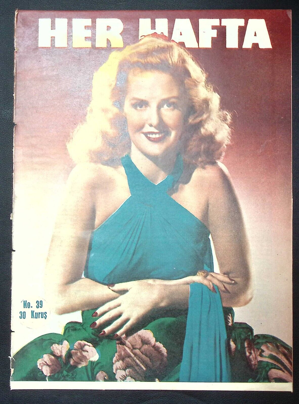 HER HAFTA magazine side cover Issue 39   1948