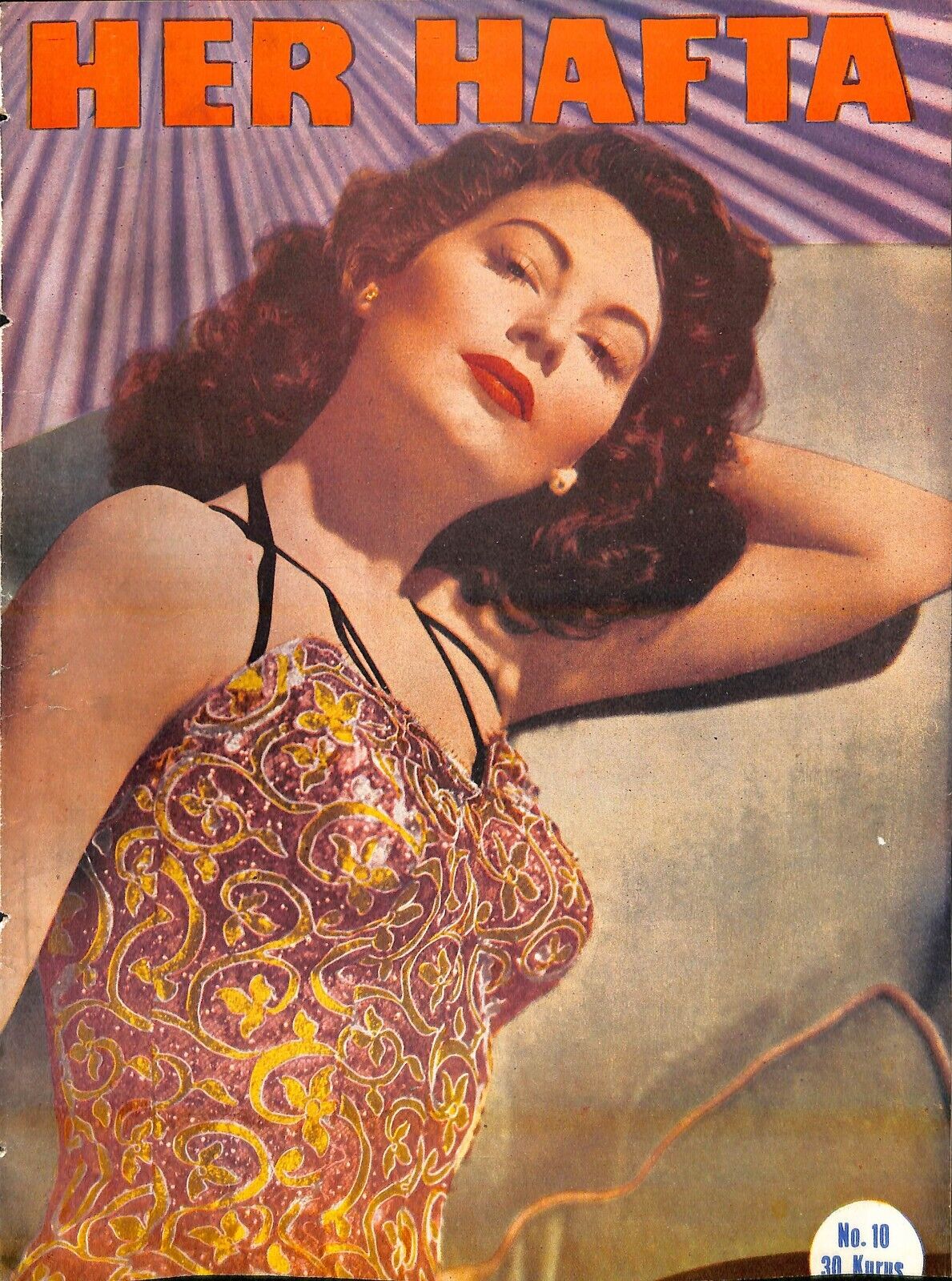 HER HAFTA magazine side cover Issue 10   1947