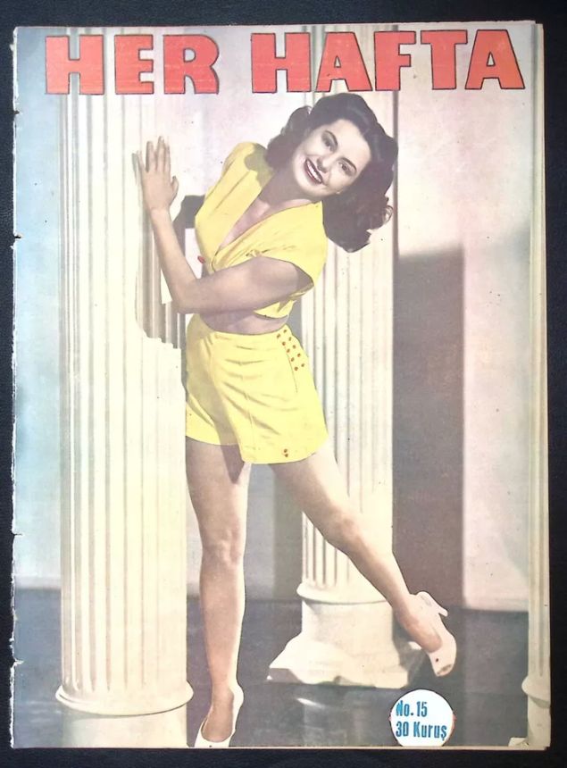 HER HAFTA magazine side cover Issue 15   1947