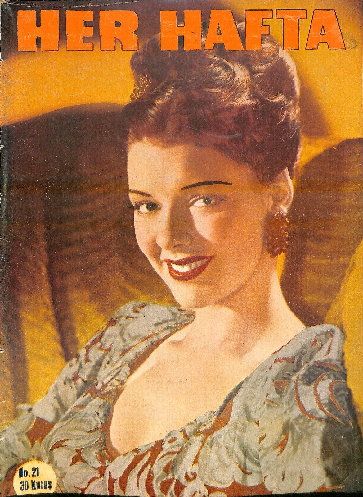 HER HAFTA magazine side cover Issue 21   1947