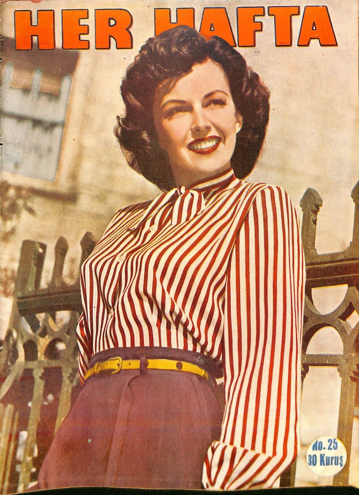HER HAFTA magazine side cover Issue 25   1947