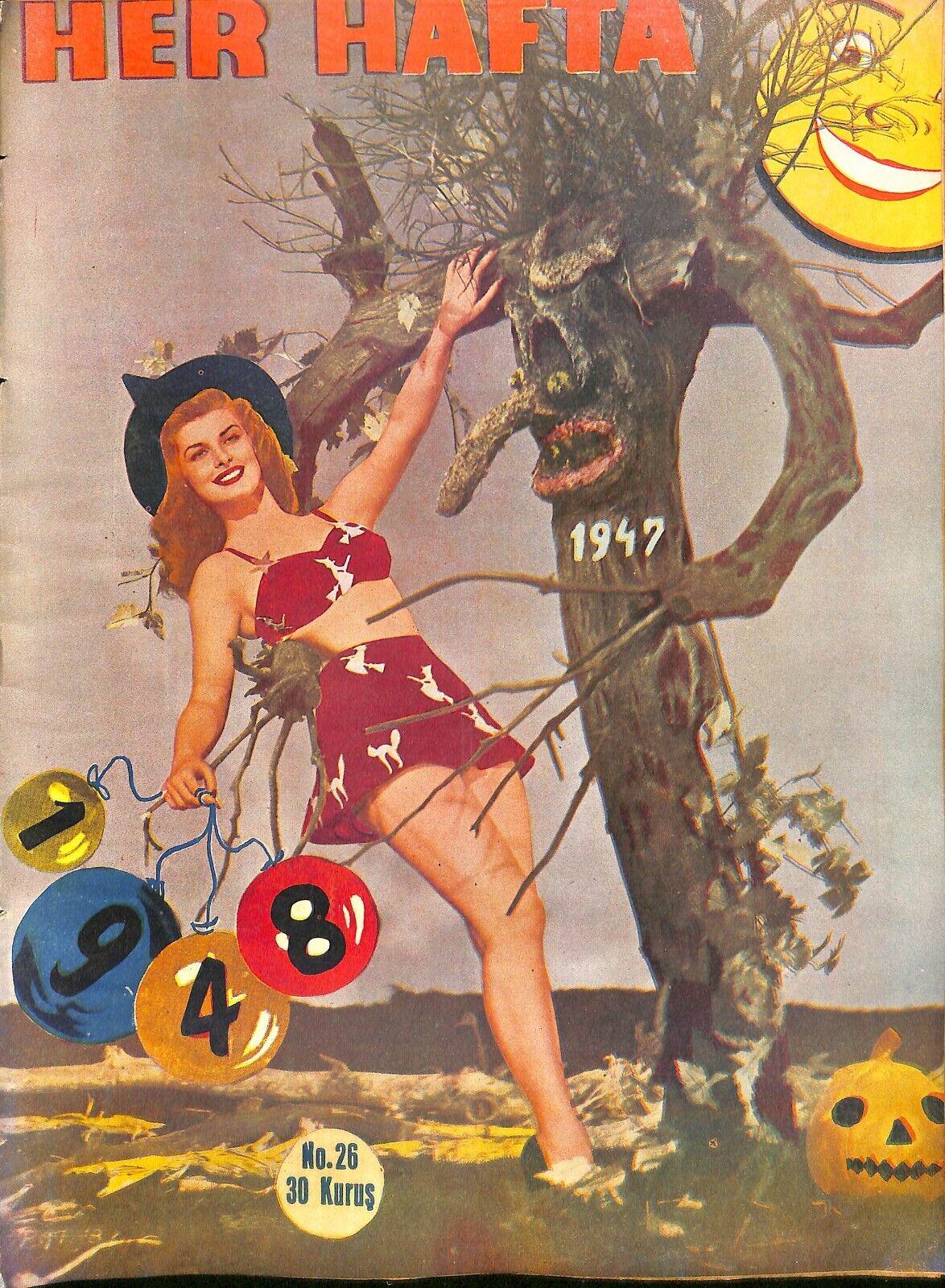 HER HAFTA magazine side cover Issue 26   1947