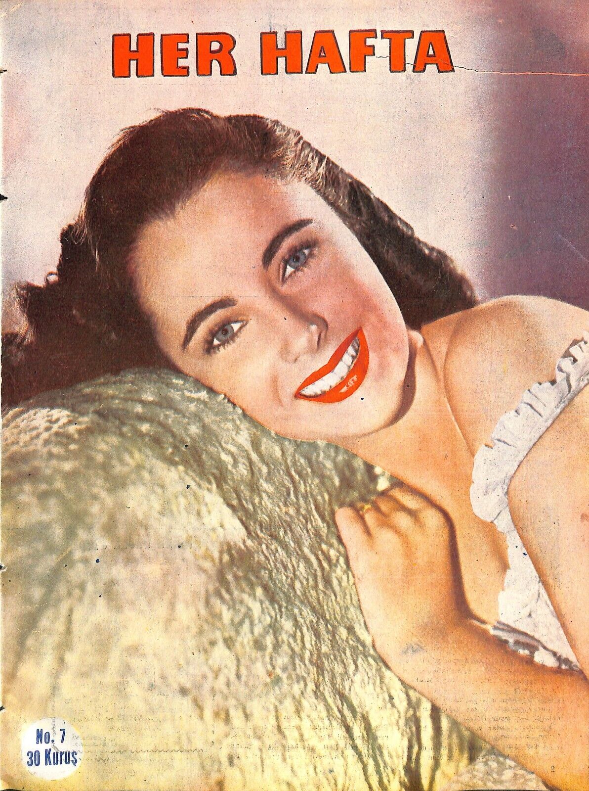 HER HAFTA magazine side cover Issue 7   1947