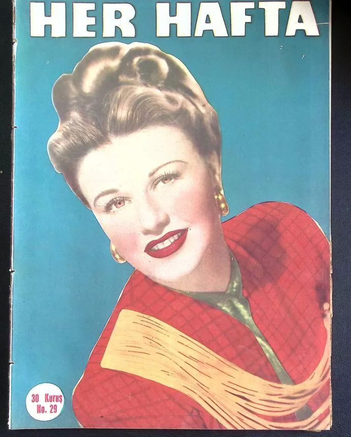 HER HAFTA magazine side cover Issue 29   1948