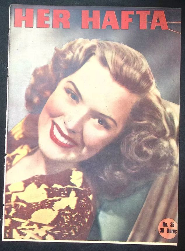 HER HAFTA magazine side cover Issue 35   1948