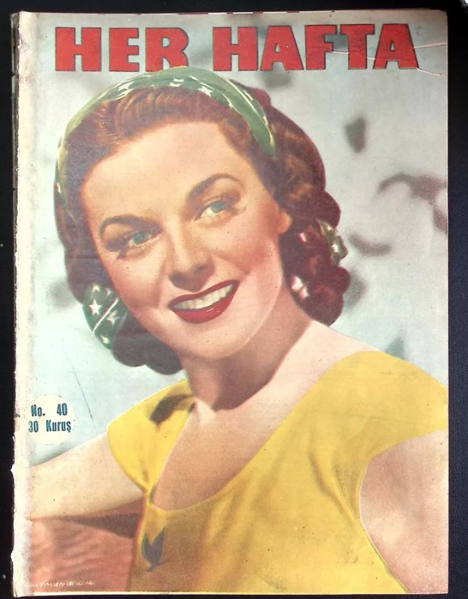 HER HAFTA magazine side cover Issue 40   1948