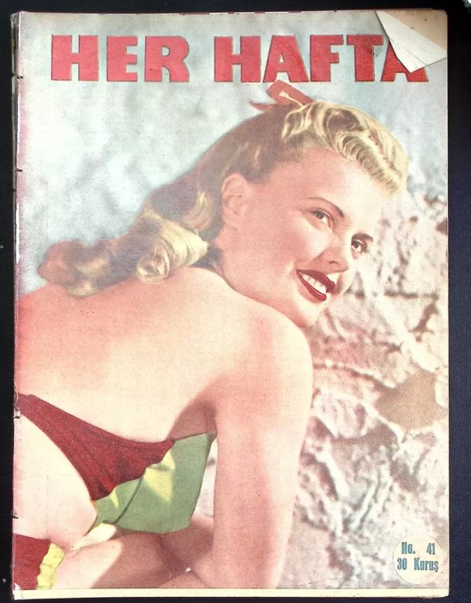 HER HAFTA magazine side cover Issue 41   1948