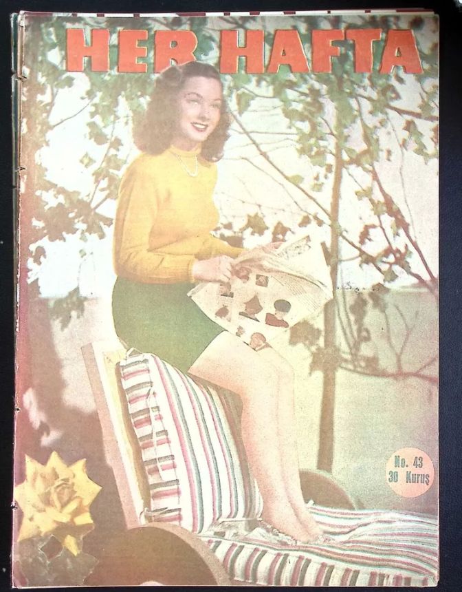 HER HAFTA magazine side cover Issue 43   1948