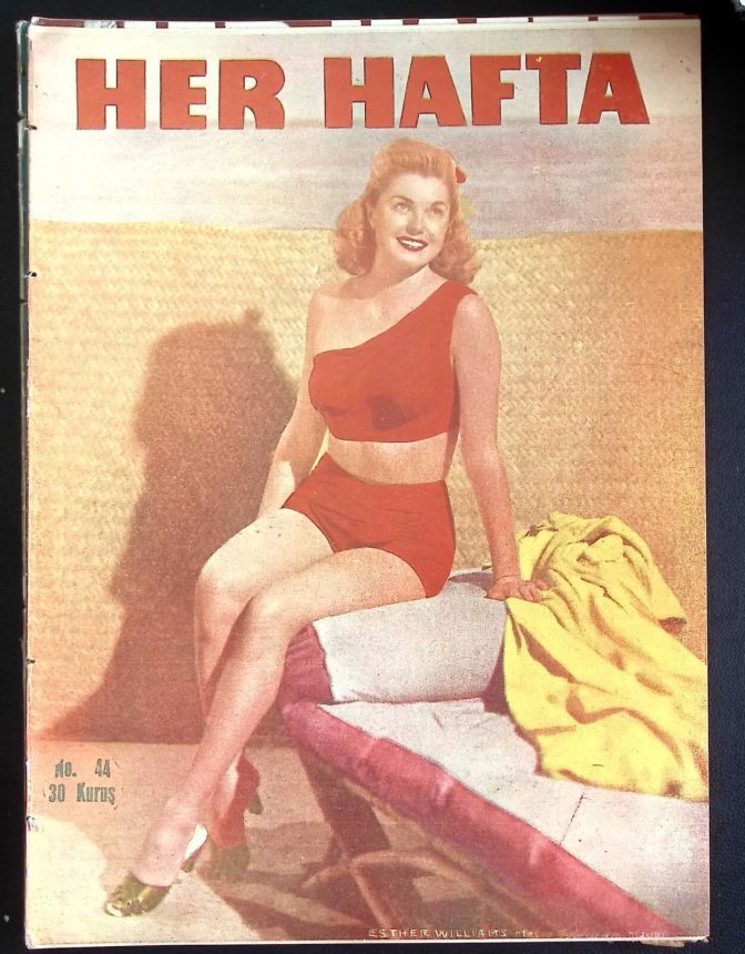 HER HAFTA magazine side cover Issue 44   1948