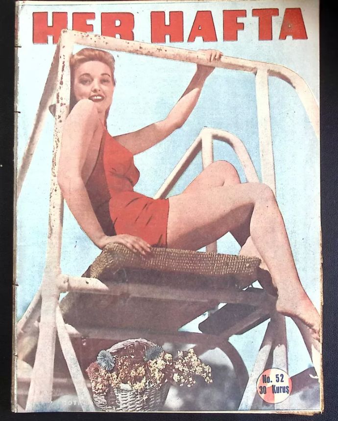 HER HAFTA magazine side cover Issue 52   1948