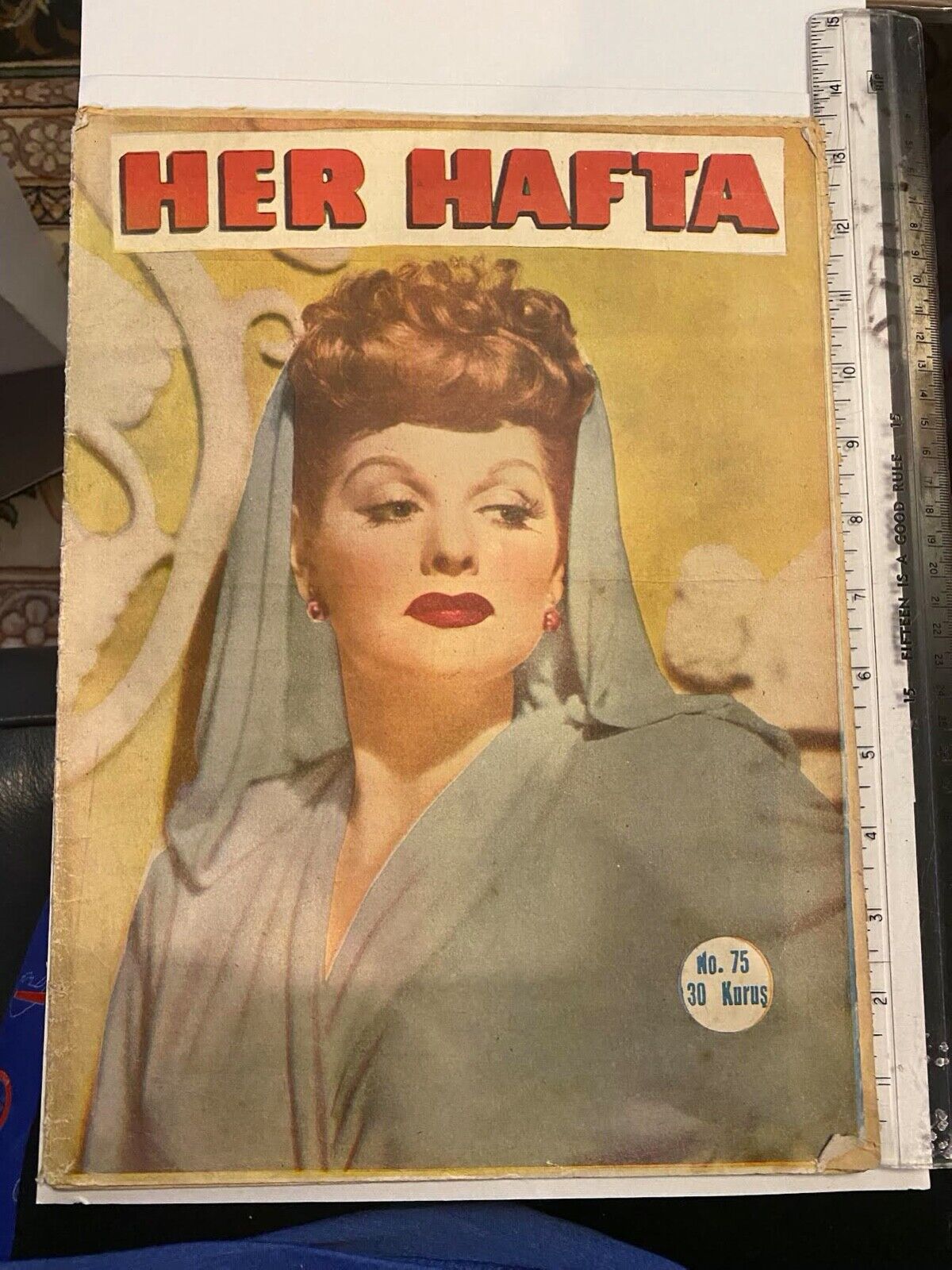 HER HAFTA magazine side cover Issue 75   1948