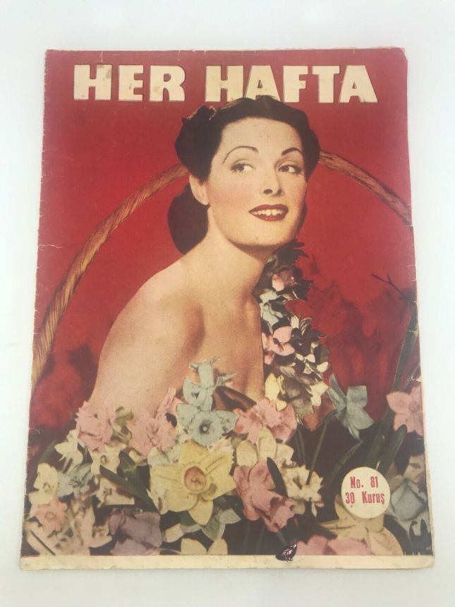 HER HAFTA magazine side cover Issue 81  February 1949