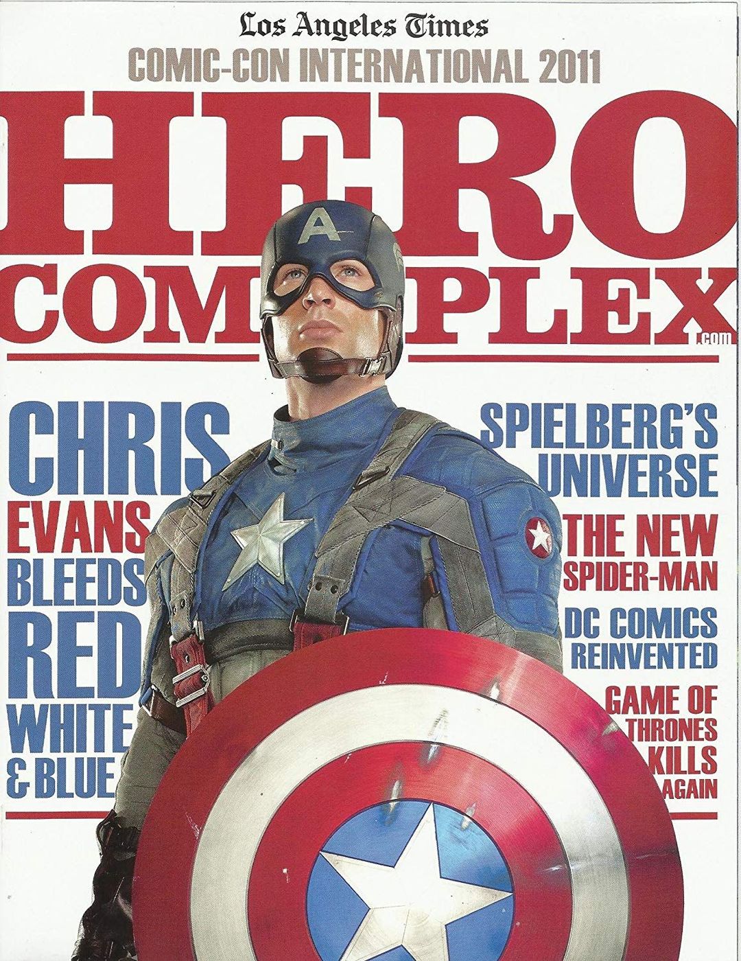 HERO COMPLEX magazine cover  Comic-con   2011