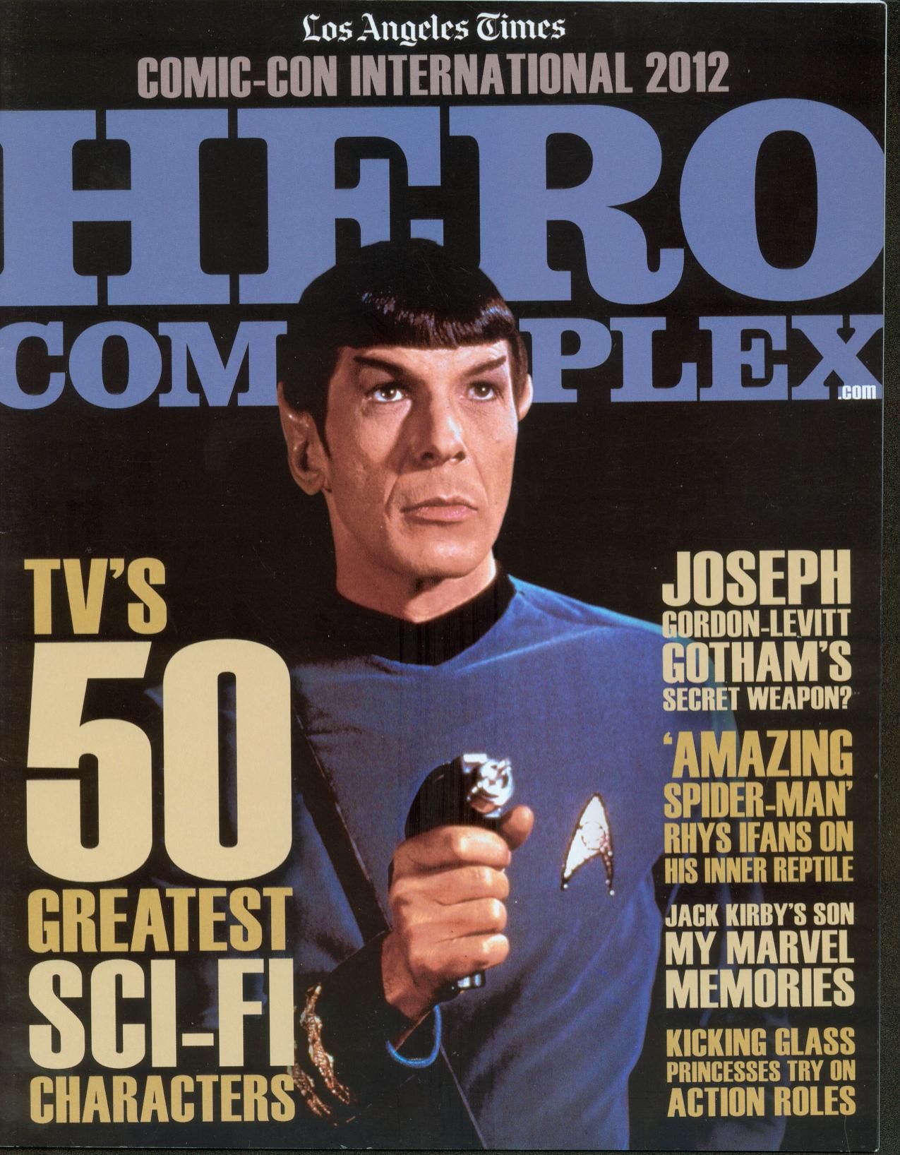 HERO COMPLEX magazine cover  Comic-con   2012