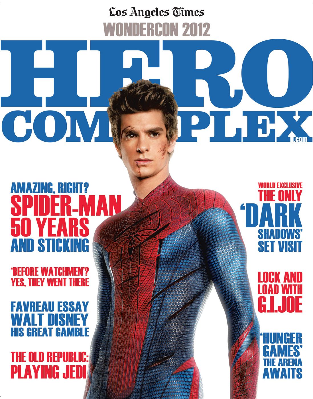 HERO COMPLEX magazine side cover  Wondercon   2012