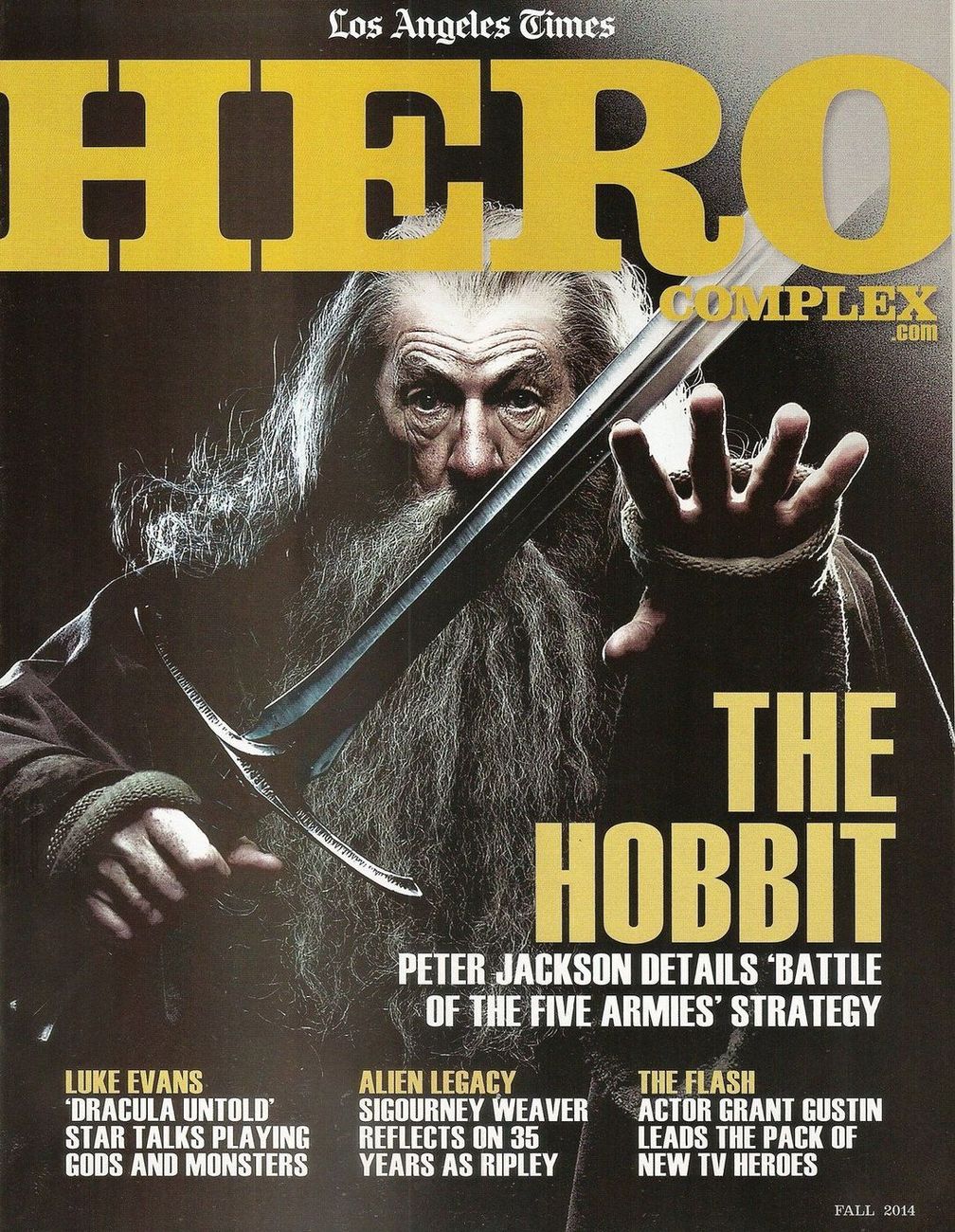 HERO COMPLEX magazine side cover Fall 2014