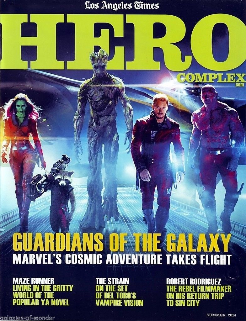 HERO COMPLEX magazine side cover Summer 2014