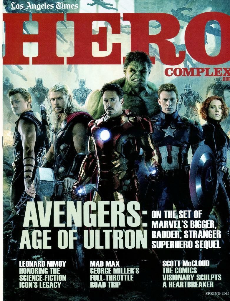 HERO COMPLEX magazine side cover Spring 2015