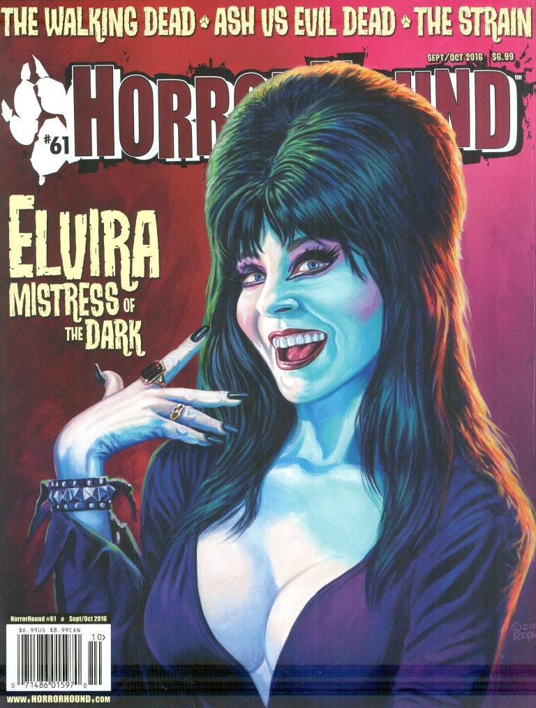 HORRORHOUND magazine side cover Issue 61 September/October 2016