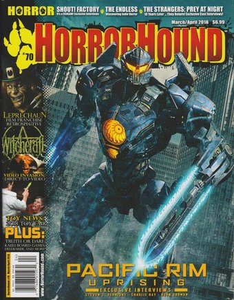 HORRORHOUND magazine side cover Issue 70  March/April 2018