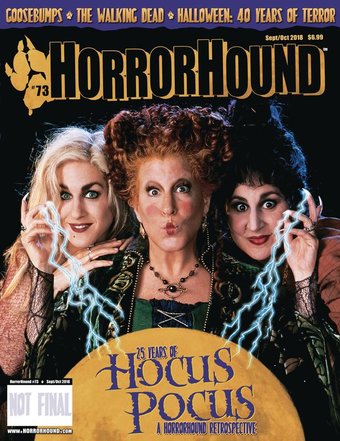 HORRORHOUND magazine side cover Issue 73  September/October 2018