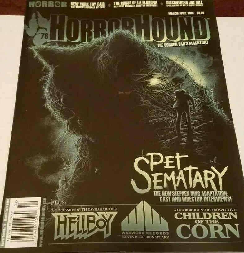 HORRORHOUND magazine side cover Issue 76  March/April 2019