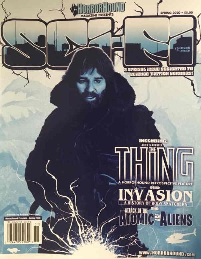HORRORHOUND magazine side cover  Special Spring 2020