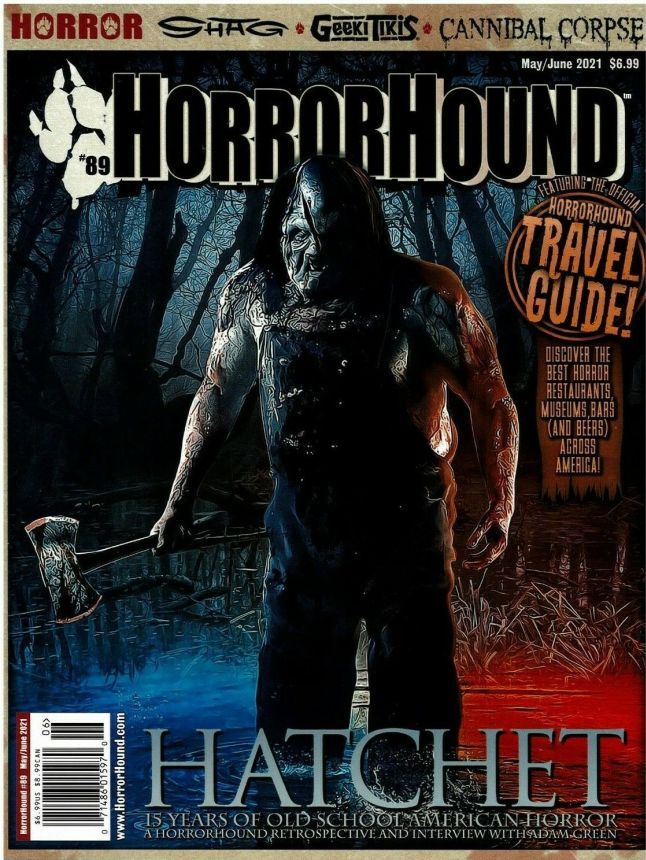 HORRORHOUND magazine side cover Issue 89  May/June 2021