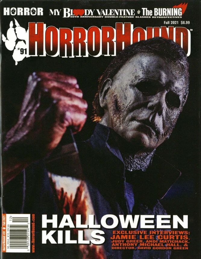HORRORHOUND magazine side cover Issue 91 Fall 2021