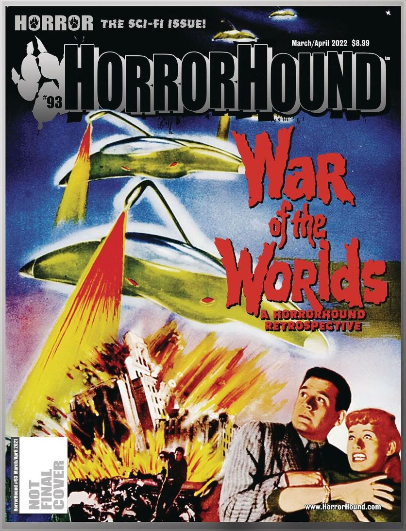 HORRORHOUND magazine side cover Issue 93  March/April 2022