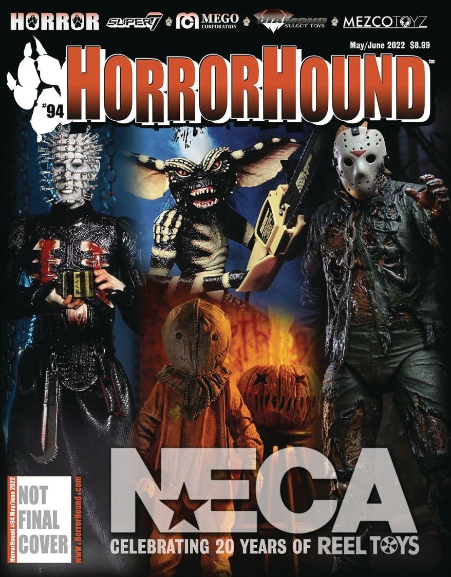 HORRORHOUND magazine side cover Issue 94  May/June 2022