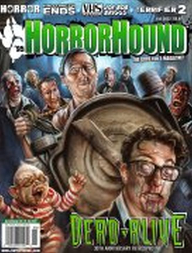 HORRORHOUND magazine side cover Issue 95 Fall 2022