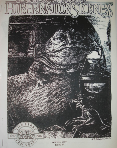 HIBERNATION SICKNESS magazine side cover Issue 4 October 1987