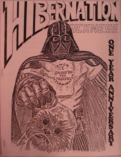 HIBERNATION SICKNESS magazine side cover Issue 7 April 1988